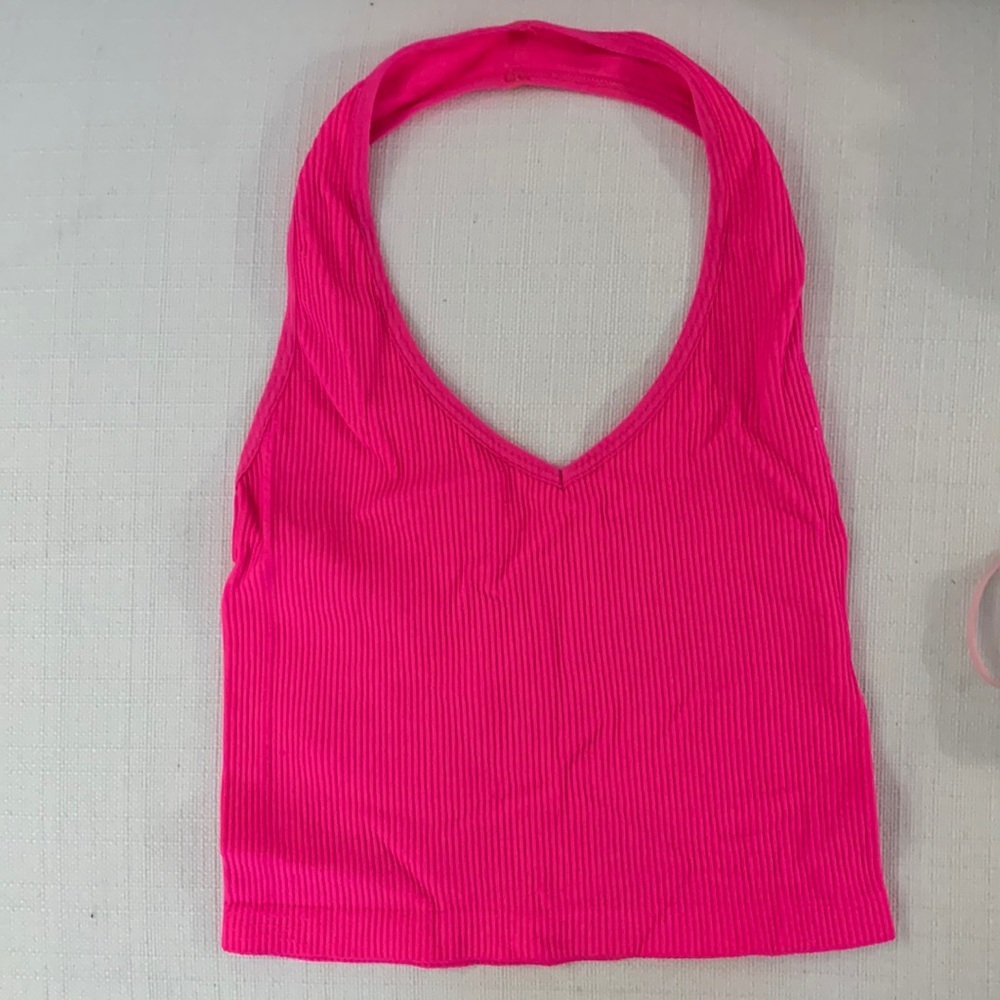 Pink cropped brami from Ruby and Jenna
